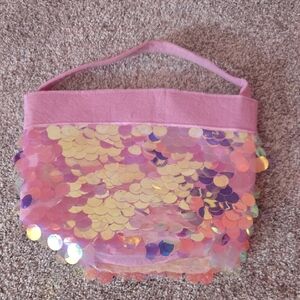 Pink Sequin Tote Bag